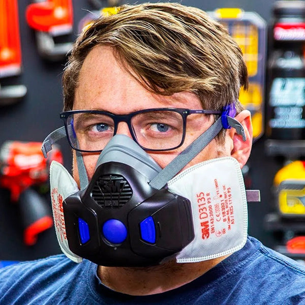 Respirador 3M Secure Click Medio Rostro - Protección Respiratoria Industrial Chile