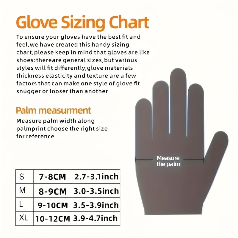 Guantes Desechables de Nitrilo negro Resistentes 10/30/50 Unidades